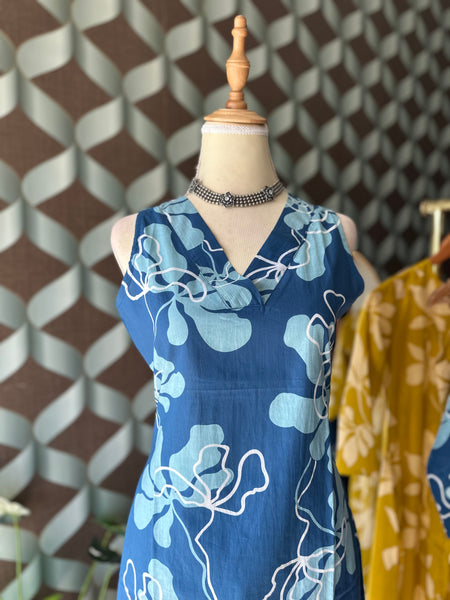 Ocean Blue Floral Set