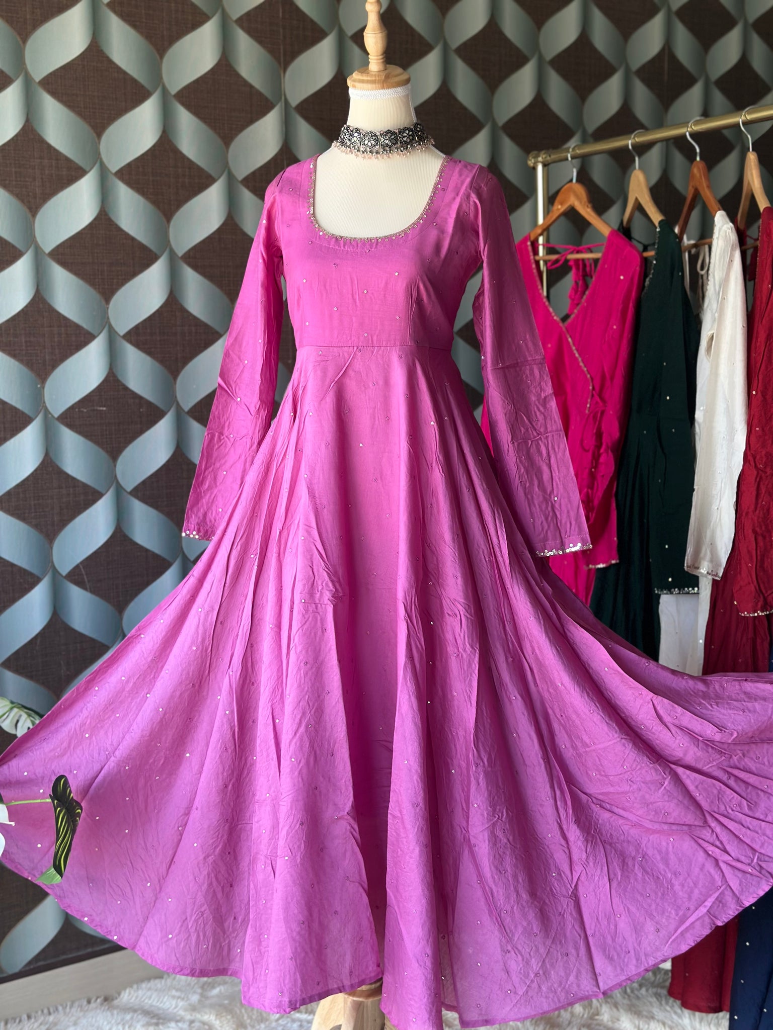 Magenta Purple ZAARA Festive Anarkali