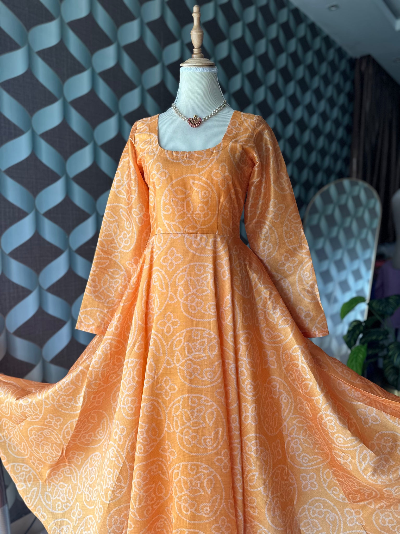 Marigold Yellow Anarkali