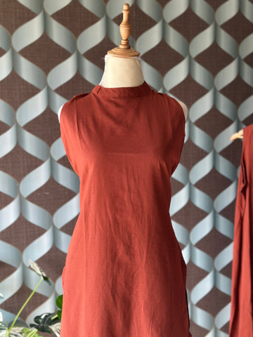 Teddy Brown Halter Neck