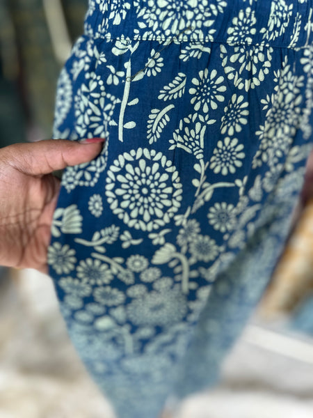 Floral Indigo Blue Viva Set