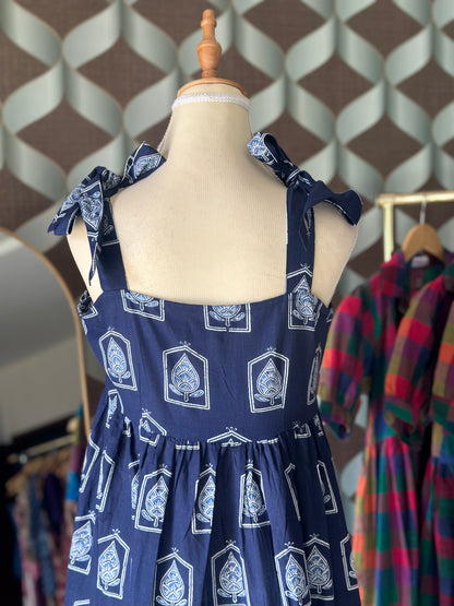 Indigo Blue Strap Dress