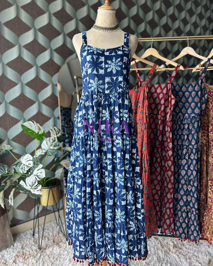 Indigo Blue Summer Dress