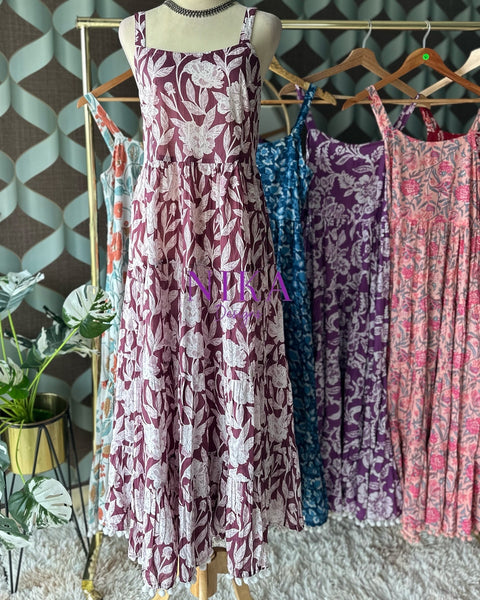 Dark Purple Summer Dress