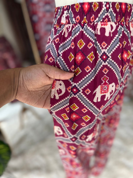 Rangoli Elephant Halter Neck Viva Set