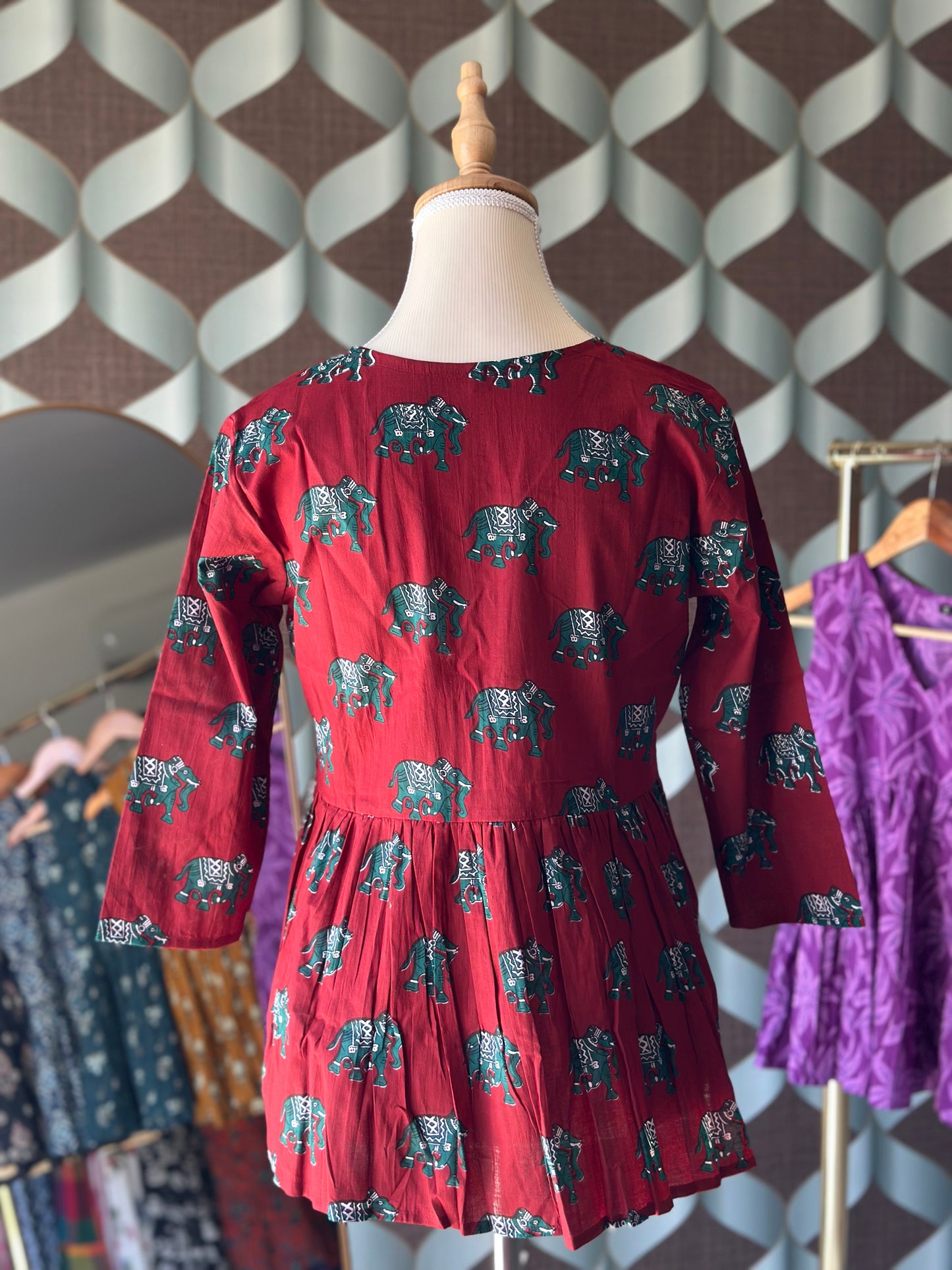 Red Elephant Top