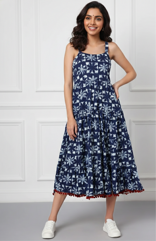 Indigo Blue Summer Dress