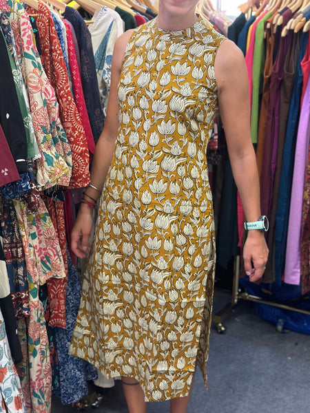 Yellow Tamarai Halter Neck Viva Set