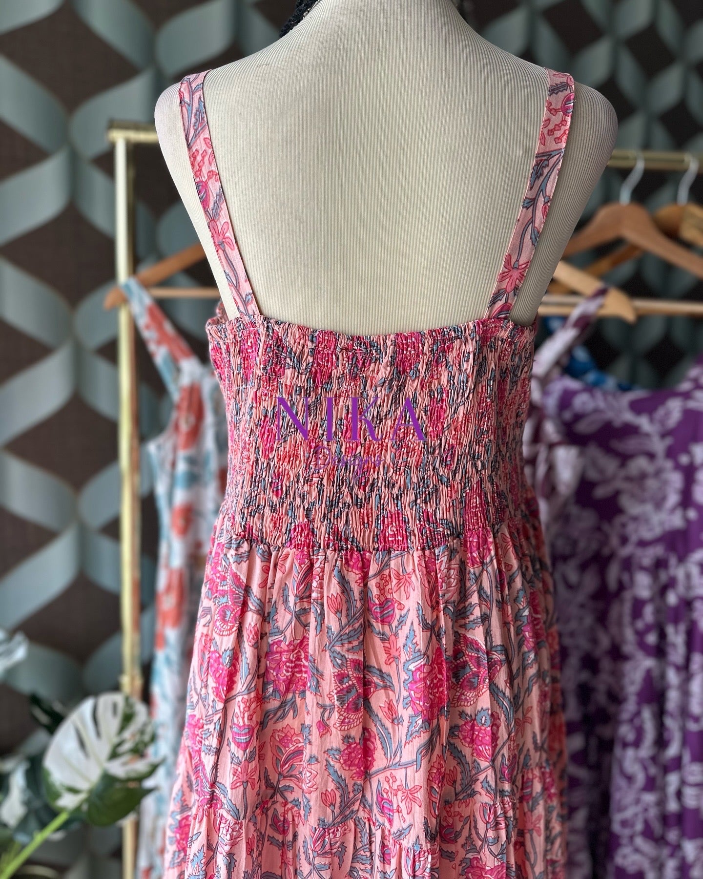 Sweet Pink Summer Dress