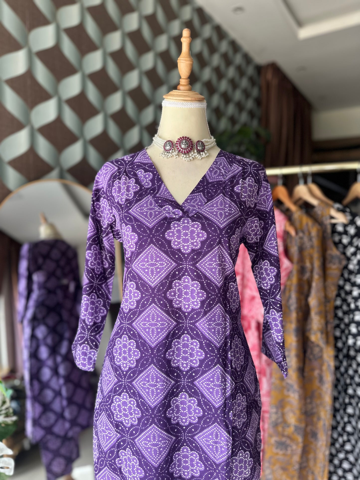 Bhandini Purple ViVa Set