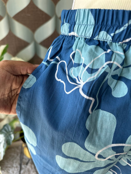 Ocean Blue Floral Set