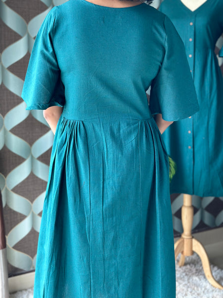 JAAN Emerald Green Midi Dress