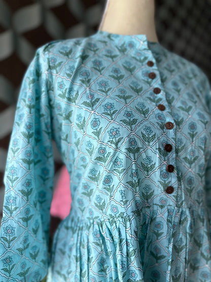 Sky Blue Cotton Top