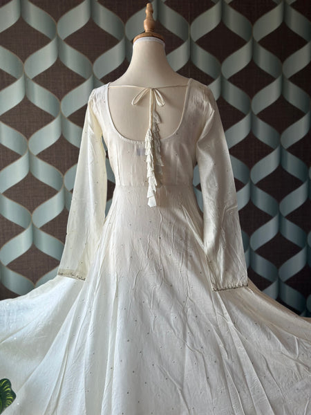 Ivory White ZAARA Festive Anarkali