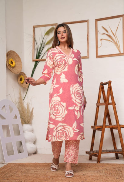 Rose Blush Suit Set