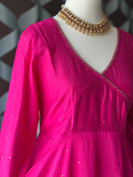 Fushia Pink Zaara Festive Anarkali
