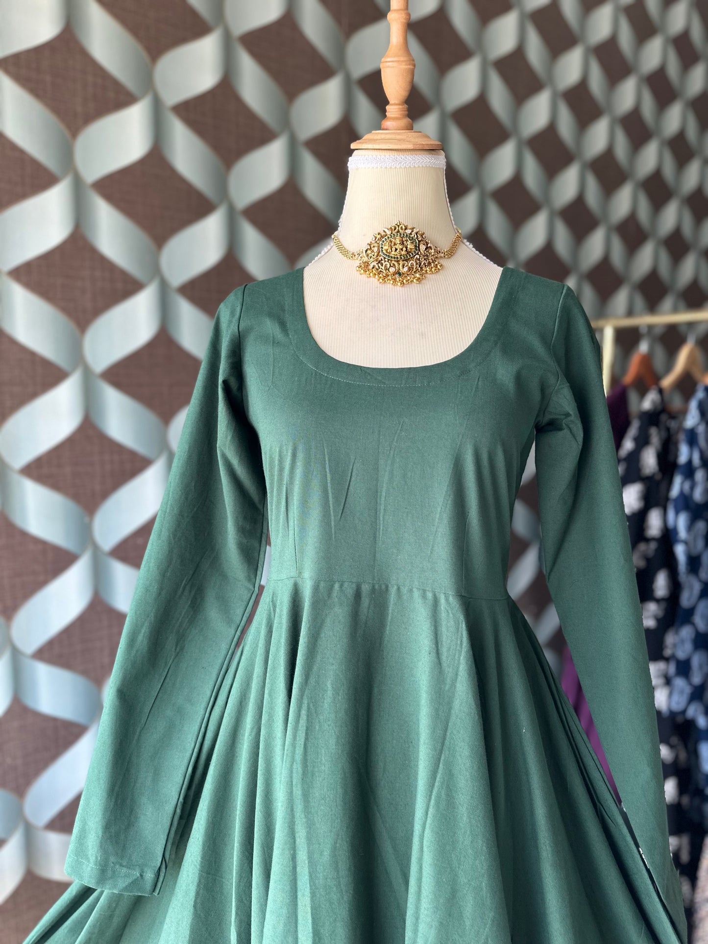 Emerald Green Anarkali