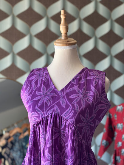 Purple Floral Top