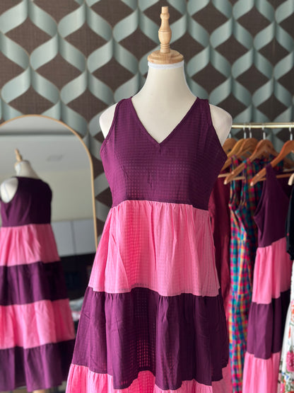 Pinkopurple Tier Dress