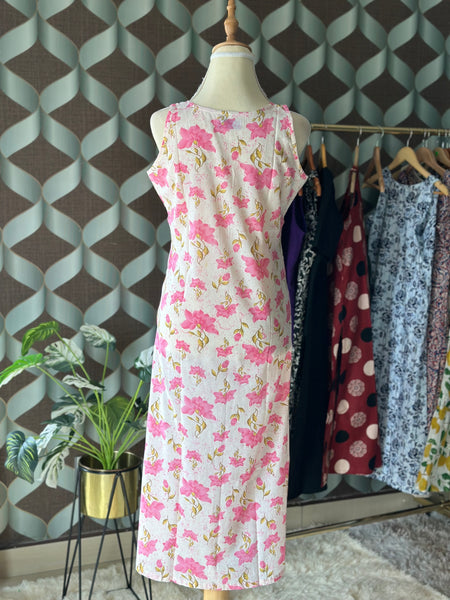 Floral Pink Kurta Top