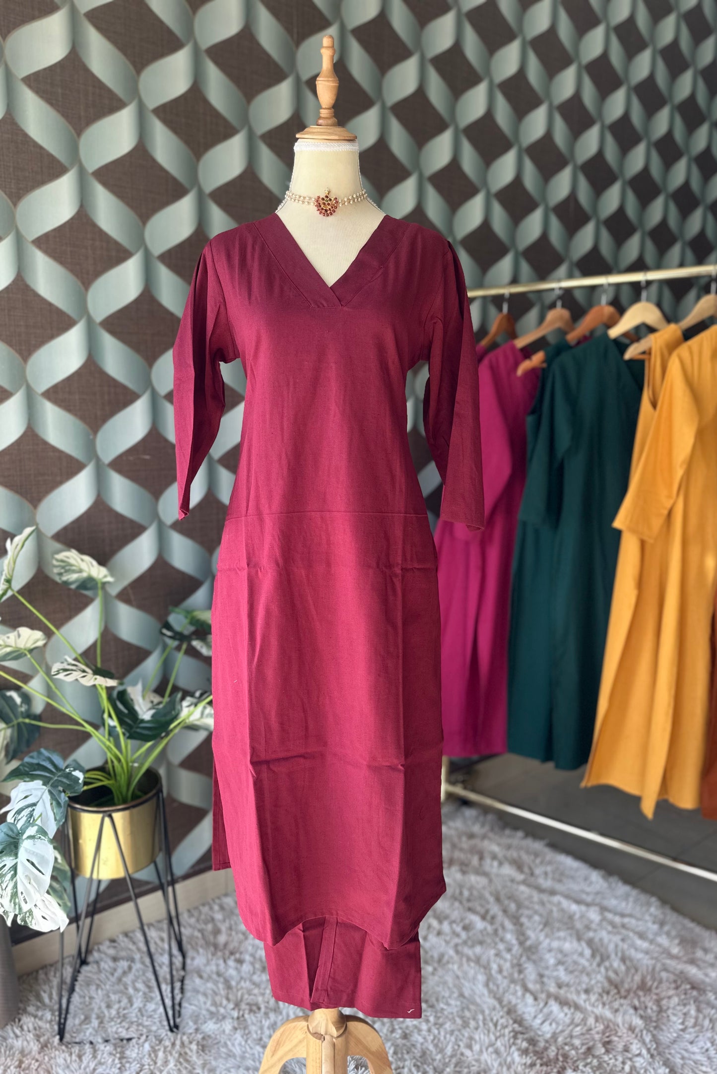 Burgundy Red Viva Set