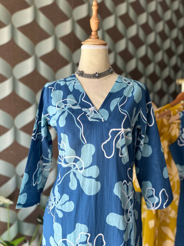 Ocean Blue Floral Set