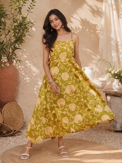 Lemon Green Sundress