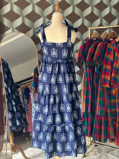 Indigo Blue Strap Dress