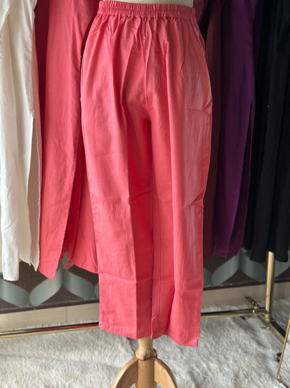 Peachy Pink Halter Neck Viva Set