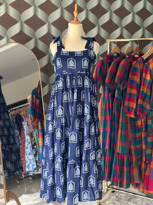 Indigo Blue Strap Dress