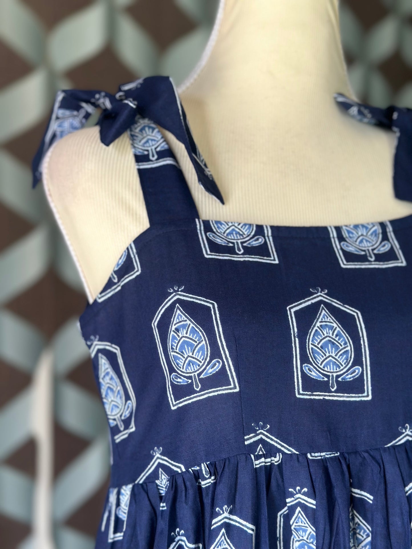 Indigo Blue Strap Dress