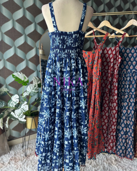 Indigo Blue Summer Dress