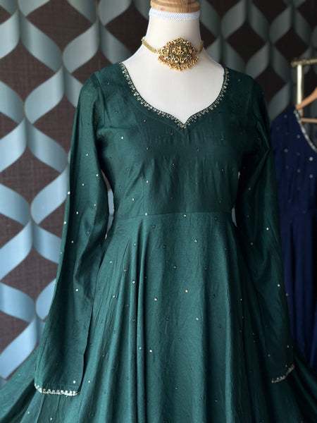 Emerald Green ZAARA Festive Anarkali