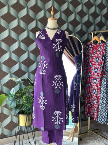 Mulberry Purple Floral Viva Set