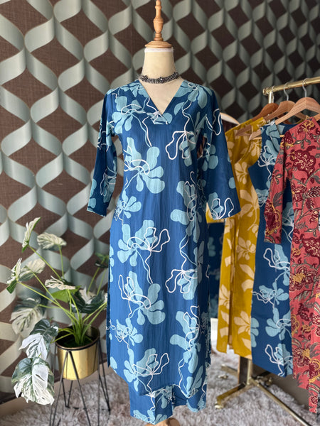 Ocean Blue Floral Set