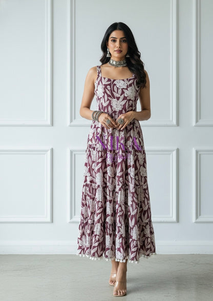 Dark Purple Summer Dress
