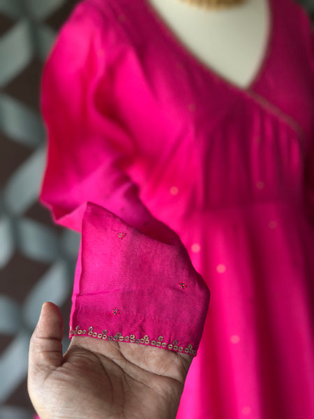 Fushia Pink Zaara Festive Anarkali