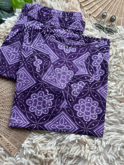 Bhandini Purple ViVa Set