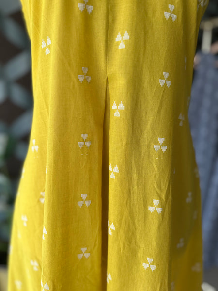 Leyla Yellow A-Line Top