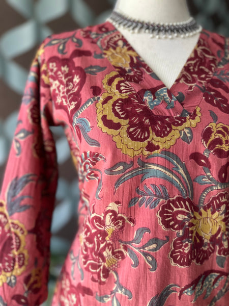 Pink Multicolor Floral Set