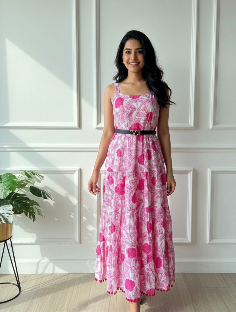 Rose Pink Summer Dress