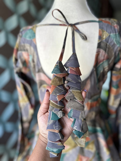 Grey Multicolor Anarkali