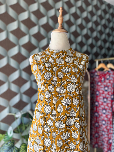 Yellow Tamarai Halter Neck Viva Set