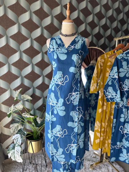 Ocean Blue Floral Set