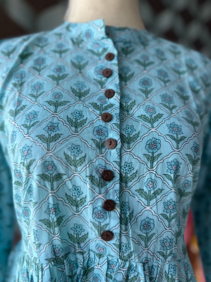 Sky Blue Cotton Top