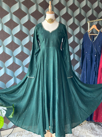 Emerald Green ZAARA Festive Anarkali