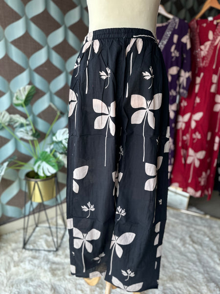 Black Bloom Cotton Set