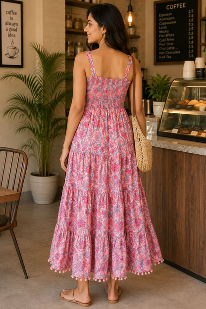 Sweet Pink Summer Dress