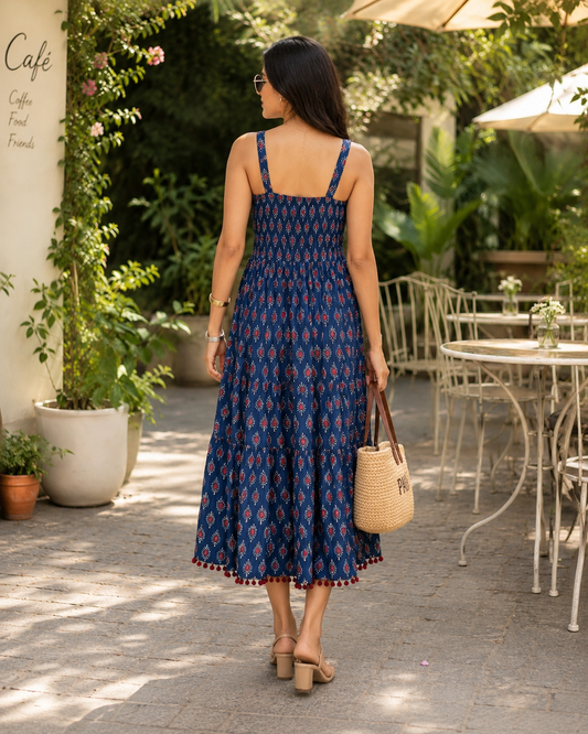 Dark Blue Summer Dress