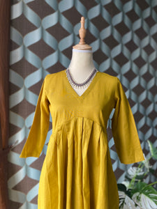 Tanika Mustard Yellow Kurta Set
